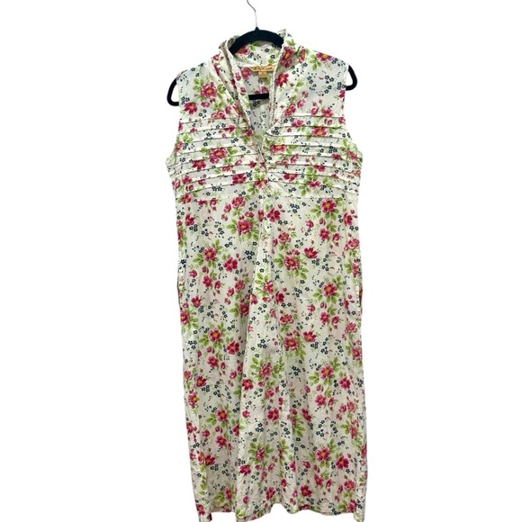 April Cornell Dresses & Skirts - April Cornell Vintage-Style Floral Sleeveless Dress – Romantic & Fresh M